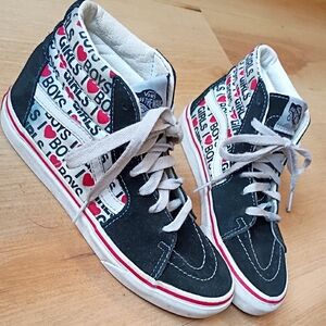 Vans I Love Girls And Boys High Top Sneaker